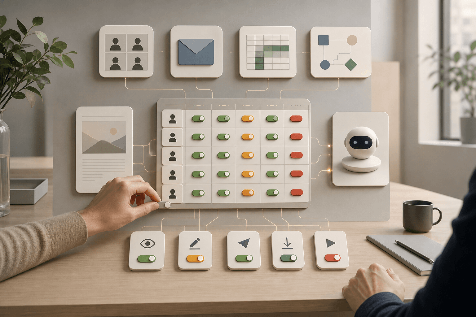 When AI buttons move in, you need a step matrix