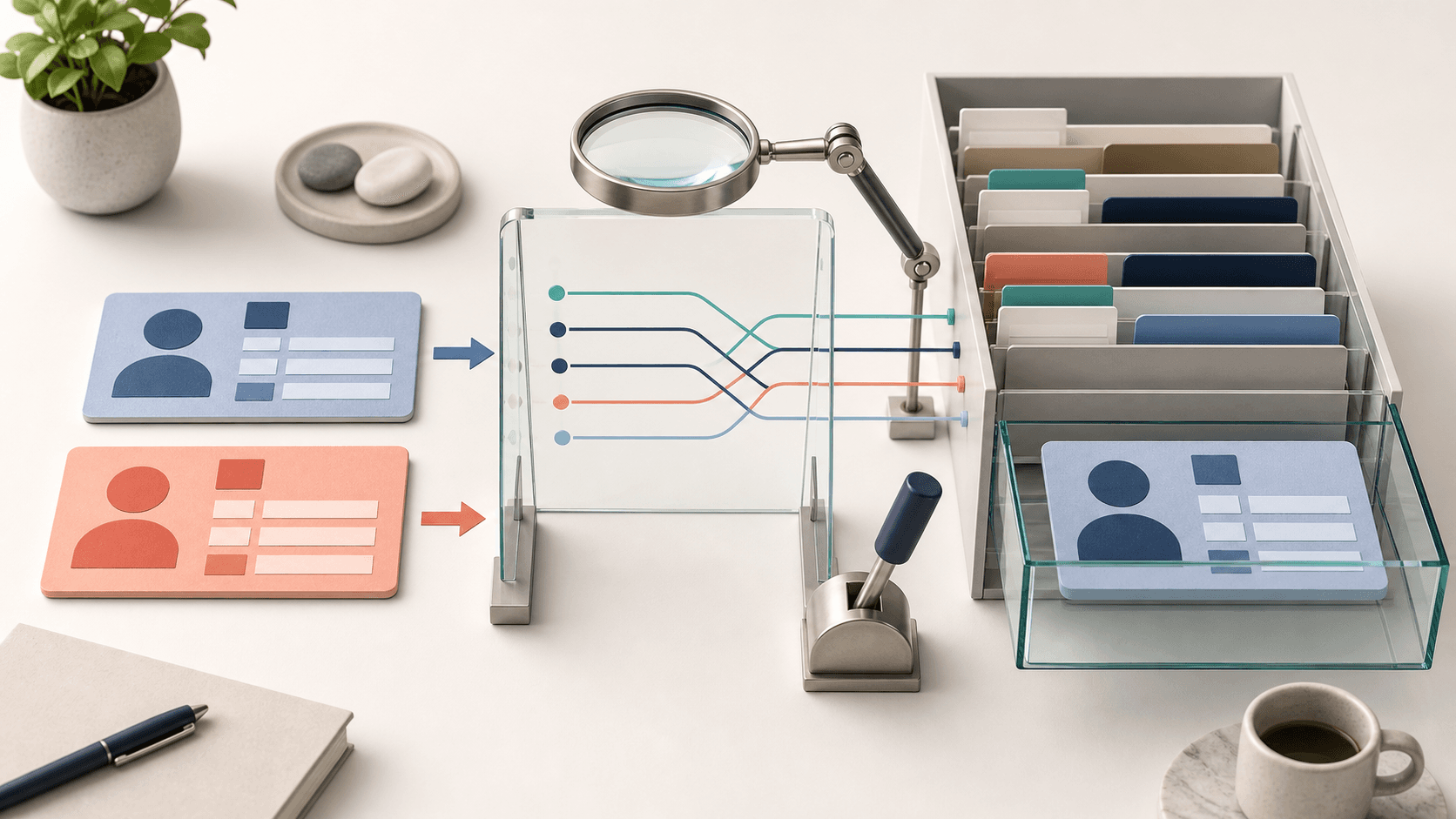 Test the CRM connector with two contacts before AI can write